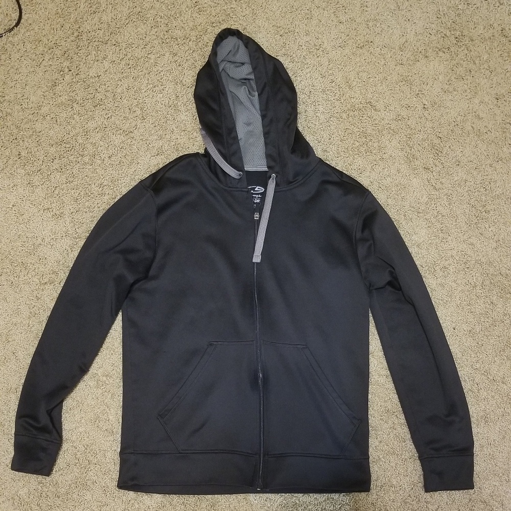 Champion Duo Dry Pullover Zip Up Hoodie Size M